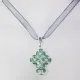 Small Cross - Viridiana-Gray Organza - 2